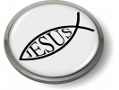 Jesus Fish Emblem