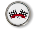 Racing Flags Emblem