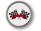 Racing Flags Emblem