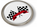 Racing Flags Emblem