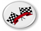 Racing Flags Emblem