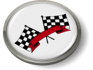 Racing Flags Emblem
