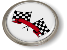 Racing Flags Emblem