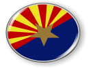 Arizona - State Flag Emblem