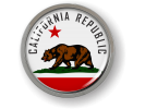 California - State Flag Emblem