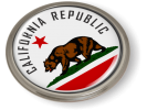 California - State Flag Emblem