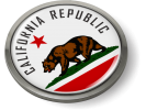 California - State Flag Emblem