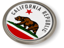 California - State Flag Emblem