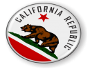 California - State Flag Emblem
