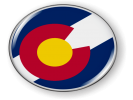 Colorado - State Flag Emblem
