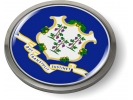 Connecticut - State Flag Emblem