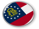 Georgia - State Flag Emblem