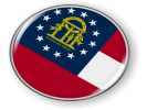 Georgia - State Flag Emblem