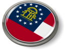 Georgia - State Flag Emblem