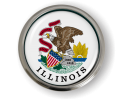 Illinois - State Flag Emblem