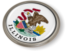 Illinois - State Flag Emblem