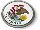 Illinois - State Flag Emblem