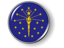 Indiana - State Flag Emblem
