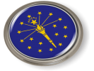 Indiana - State Flag Emblem