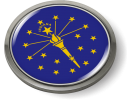 Indiana - State Flag Emblem
