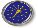 Indiana - State Flag Emblem