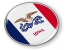 Iowa - State Flag Emblem