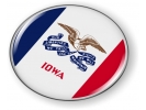 Iowa - State Flag Emblem