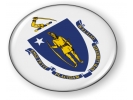 Massachusetts - State Flag Emblem