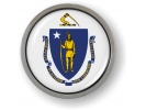 Massachusetts - State Flag Emblem