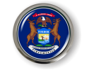 Michigan State Flag Emblem