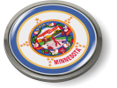 Minnesota - State Flag Emblem