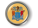 New Jersey - State Flag Emblem