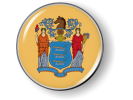 New Jersey - State Flag Emblem