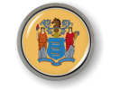 New Jersey - State Flag Emblem