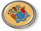 New Jersey - State Flag Emblem