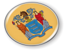 New Jersey - State Flag Emblem
