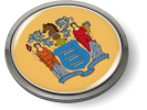 New Jersey - State Flag Emblem