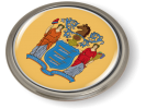 New Jersey - State Flag Emblem