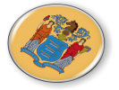 New Jersey - State Flag Emblem