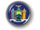 New York - State Flag Emblem