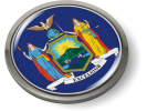 New York - State Flag Emblem