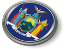 New York - State Flag Emblem