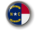 North Carolina - State Flag Emblem
