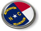 North Carolina - State Flag Emblem