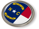 North Carolina - State Flag Emblem