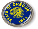 Oregon - State Flag Emblem