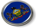 Pennsylvania - State Flag Emblem