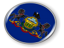 Pennsylvania - State Flag Emblem