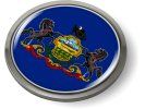 Pennsylvania - State Flag Emblem
