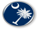 South Carolina - State Flag Emblem